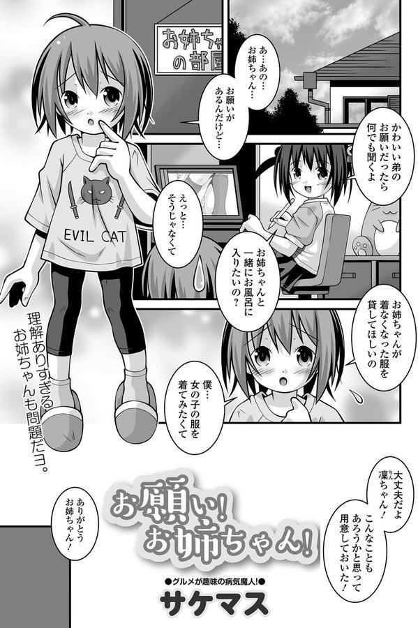 お願い！お姉ちゃん！（単話） エロ画像 001