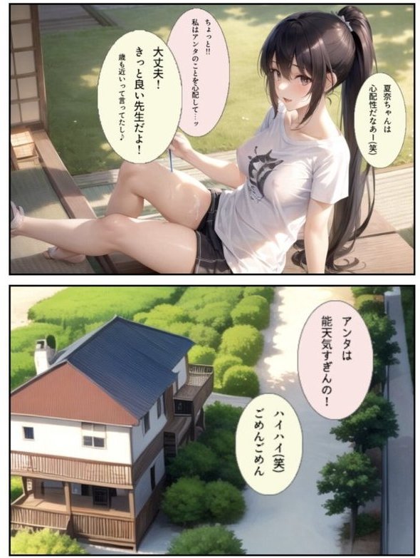 ふたつの夏 〜君と僕の30日〜 ＜合冊版＞ 制服＆巫女スタイルおまけイラスト付き【フルカラー】 エロ画像 008