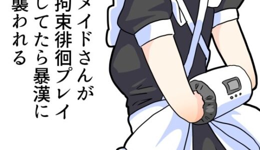 メイドさんが拘束プレイしてたら暴漢に襲われる