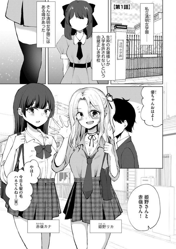 キミは共有ディルド 〜お嬢様校のドSビッチたちとペット生活〜 エロ画像 003