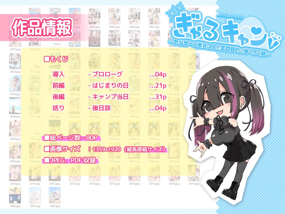 ぎゃるキャンv〜ヤリサーの美女3人とエロ目的で海へ行く話〜【TJ_studio】 エロ同人誌画像 011