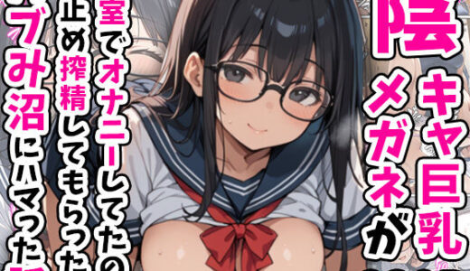 陰キャ巨乳メガネが教室でオナニーしてたので口止め搾精してもらったらバブみ沼にハマった話【あくめくん】