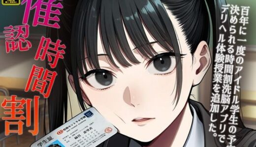催認時間割  〜百年に一度のアイドル学生の予定を決められる 時間割洗脳アプリでデリヘル体験授業を追加した〜【アイロク屋】