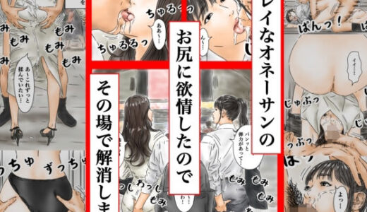 時間停止 キレイなオネーサンのお尻に欲情したのでその場で解消します【フルイスエミ】