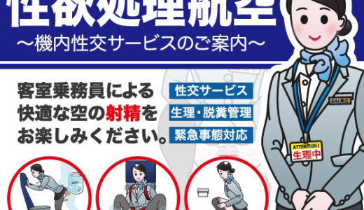 性欲処理航空〜機内性交サービスのご案内〜【性活向上委員会】